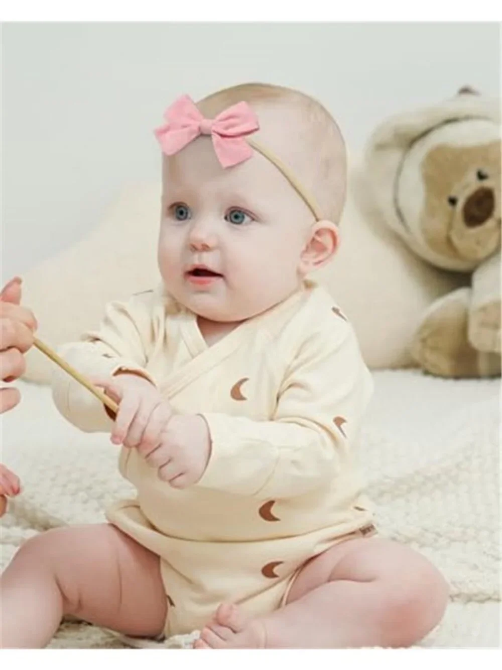 Baby Headbands Set 30 Pack Soft Stretch Bow Headbands Infant Toddler